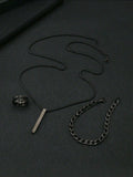 Cross Necklace, Bracelet, And Ring, Suitable For Everyday Adornment