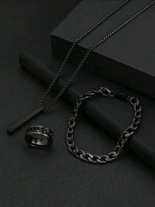Cross Necklace, Bracelet, And Ring, Suitable For Everyday Adornment