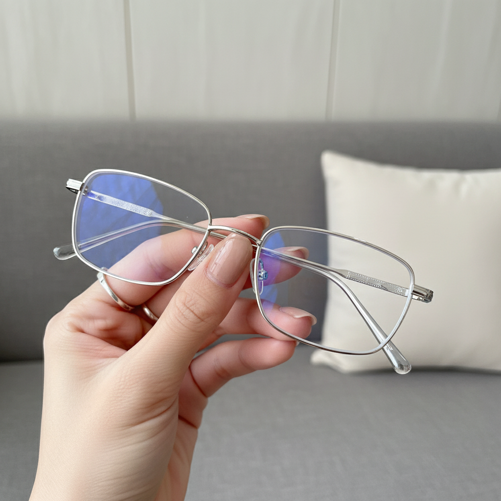 Silver Reading Glasses
